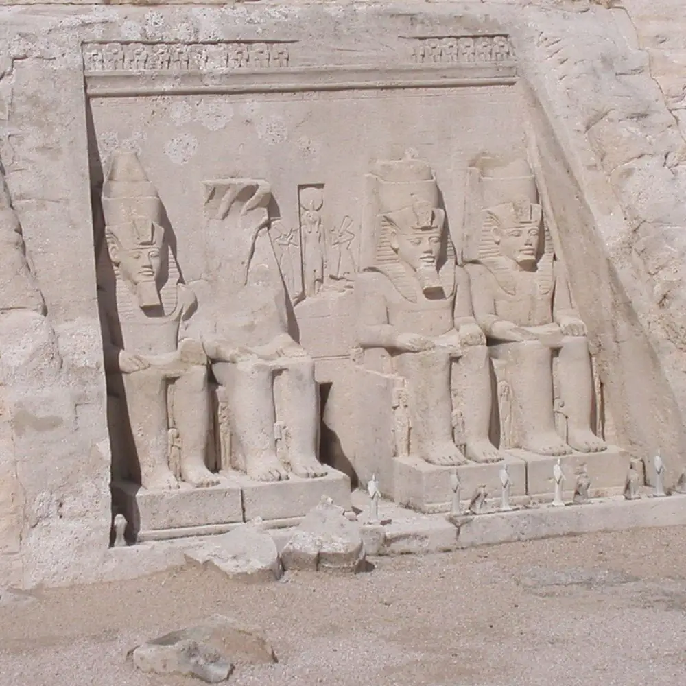 Nachbildung alt ägyptische Figuren