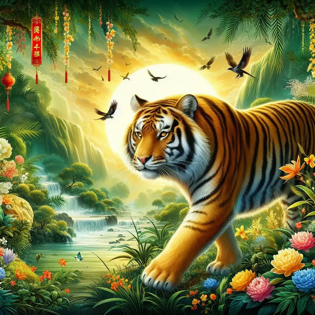 Wichtigste Katzenfeiertage: Jahr des Tigers, erstellt mit Bing.com